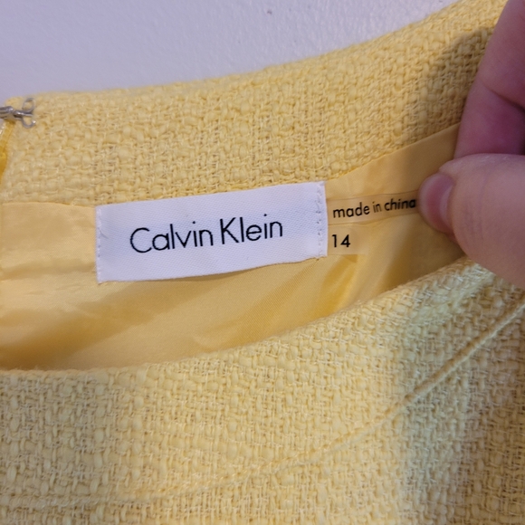 NWT Calvin Klein Fringe Drop Waist Dress Size 14 - Picture 6 of 12